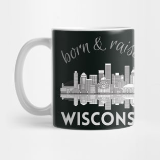 I love it there Wisconsin gift Madison skyline Green Bay, Eau Claire Janesville graphic tee Mug